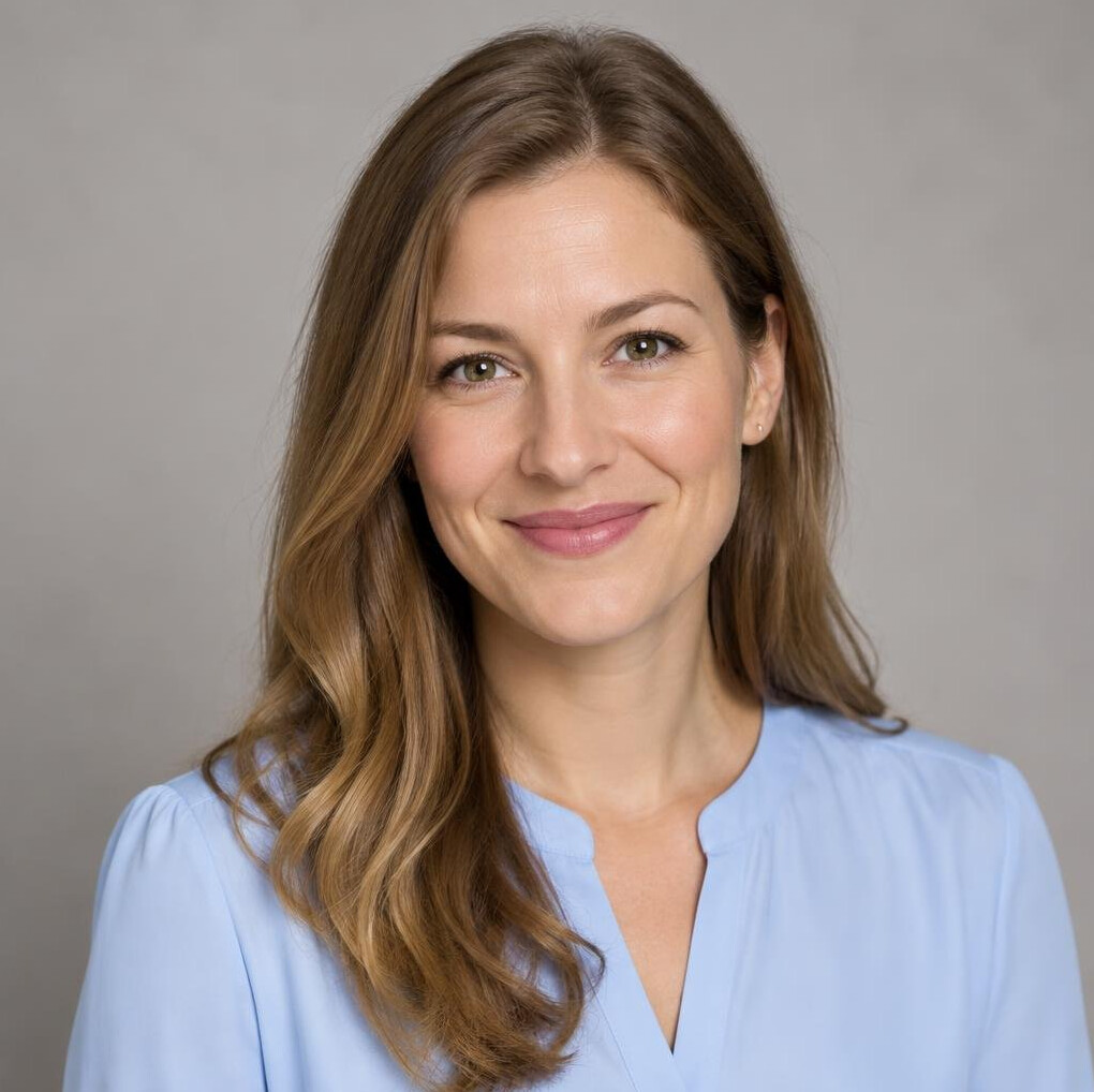 Young professional woman smiling portrait